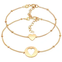Elli Herz Liebe Cut Out Mutter Kind Set 925 Silber Gold Damen 