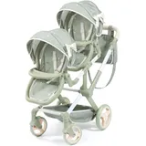 Bayer Design Zwillingspuppenwagen Twin XEO mit Tasche und Sonnendach