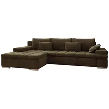 Mirjan24 Ecksofa Bangkok, L-Form Sofa mit Schlaffunktion und Bettkasten (Farbe: Wave 09, Seite: Links) - Couches, Wohnlandschaften, Ecksofas