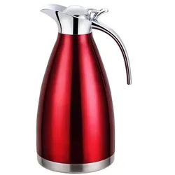 Thermoskanne 2L Isolierkanne Teekanne Thermosflasche Kaffeekanne