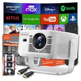 Mini-tragbarer Projektor Für Android 14, Wlan, Full Hd, 4k Und 8k Für Smartphones: Zenwire Primeview Imc460 Pro