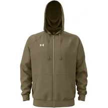 Under Armour Rival Fleece Kapuzenjacke Herren Marine OD Green/Weiß XL