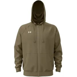 Under Armour Rival Fleece Kapuzenjacke Herren Marine OD Green/Weiß XL