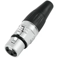 HICON XLR Buchse 3pol HI-X3CF-V XLR-Steckverbinder Kupplung, gerade Polzahl: