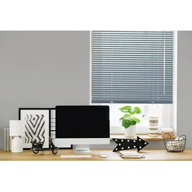 Deco Company Aluminium-Jalousie 25 mm 70 x 130 cm silber