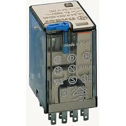 1St. Finder 553490245090 Relais mit Steckanschlüssen, LED-Anzeige und Freilaufdi...