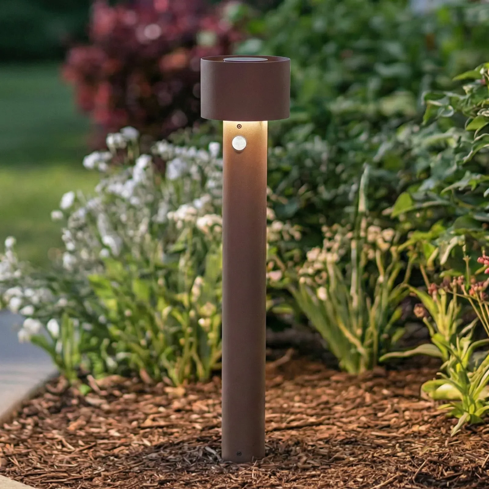 Außenleuchte Arcchio, Milten, Braun / Rost, für Terrasse, Aluminium, Modern - 65