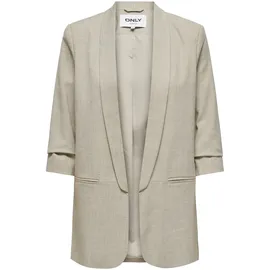 Only Elly 3/4 Life Blazer - White Pepper / Detail Melange - 34