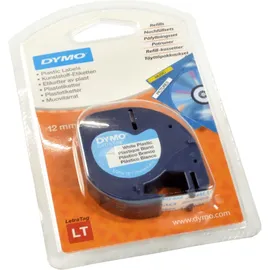 Dymo 91221 schwarz auf weiß 1,2cm x 4m