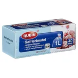 RUBIN Gefrierbeutel 1,0 l, 40 St.
