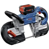 Bosch Professional Akku Bandsäge GCB 18V-127 (bürstenloser Motor, Schnittkapazität von 127 x 127 mm, inkl. 1x Bandsägeblatt, ohne Akku/ Ladegerät)