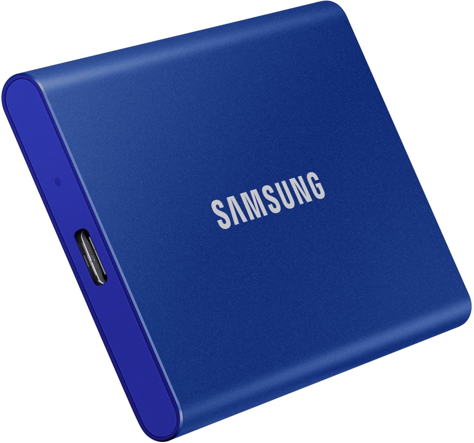 Samsung Portable SSD T7 2TB Blau Externe Solid-State-Drive, USB 3.2 Gen 2x1