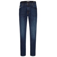 BUGATTI 5-Pocket-Jeans, Gürtelschlaufenbund mit Zip-fly 33, Länge 32, blau Herren Jeans