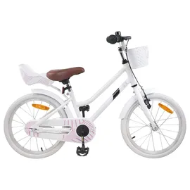 vidaXL Kinderfahrrad 18 Zoll weiß