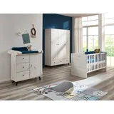Arthur Berndt Lavea 3.teilig Kleiderschrank, Wickelkommode Bett,