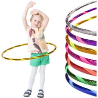 Glamour Kinder Hula Hoop Reifen Ø60cm, Gelb-Gelb