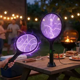 ideoon home Fliegenklatsche Elektrisch 2er-Set
