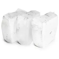 Putzlappen Frottee weiß, 3 Presswürfel à 10 kg