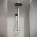 Ideal Standard Alu+ Duschsystem mit Thermostat Silber BD583SI