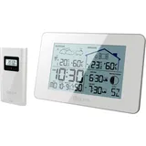 Miraval LCD Funk-Wetterstation mit Außensenor Wecker Funkuhr Kalender Vorhersage Hygro