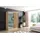 altdecor Schiebetürenschrank Vilan 150 x 215 x 61 cm Bronze