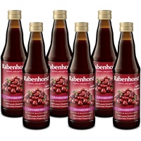 Rabenhorst Cranberry Muttersaft, 6er Pack (6 x 330 ml)