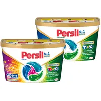 Persil Tiefenrein 4in1 DISCS (16 Waschladungen), Universal Waschmittel, Vollwaschmittel & Persil 4in1 Color DISCS (16 Waschladungen), Colorwaschmittel für reine Wäsche