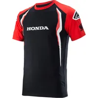 Alpinestars Honda Kurzarm-t-shirt - Red / Black - 5XL