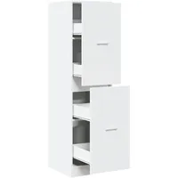 vidaXL Apothekerschrank 40 x 41 x 144,5 cm Weiß
