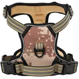vidaXL Hundegeschirr mit Leine & Halsband Verstellbar Camouflage M