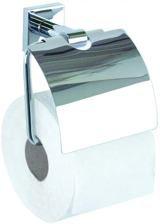 Bravat WC-Papierhalter mit Deckel Quaruna, chrom