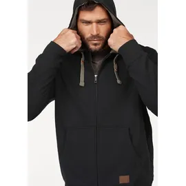 MAN'S WORLD Kapuzensweatjacke Herren Schwarz L