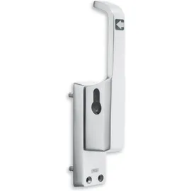 Fuhr Türtreibriegel 982 DIN links Silber eloxiert 23 mm Rundstange 10 mm