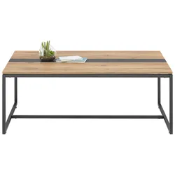 Couchtisch in Eichefarben/Schwarz