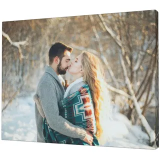 LZXSXZ Personalisierte Leinwand mit eigenem Bild - Ihr Foto auf Leinwand 30×40CM - Schaffen Sie Wandbild mit Ihr Foto - Foto-Leinwand personalisiert - Personalisierter Fotogeschenk