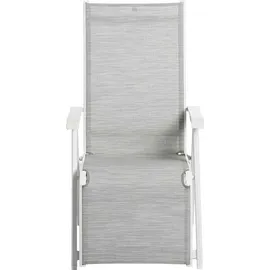 Kettler Basic Plus Relaxsessel 59 x 59 x 108 cm weiß/hellgrau