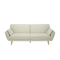 Sofa.de Schlafsofa Konstantina ¦ creme ¦ Maße (cm): B: 222 H: 88 T: 86