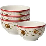 Villeroy & Boch Winter Bakery Delight Sternschnuppe ø 14 cm 4er Set - DS