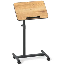 Costway Beistelltisch höhenverstellbar beige