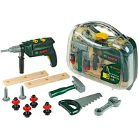 Theo Klein 8416 Bosch Werkzeugkoffer, groß 16-teiliges Werkzeug-Set, Inkl.