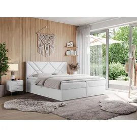 mks möbel Neomi 180 x 200 cm H3 Weiß