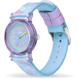 ICE-Watch ICE learning 24,5 mm Analog blau Silikonarmband Regenbogen XS