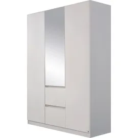 Rauch Kleiderschrank Schrank Garderobe Wäscheschrank Ankleide Nidda, Drehtürenschrank mit Spiegel und griffloser Front