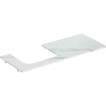 Geberit One 120x2x47cm, AS li, Steinz., Marmor we/ma