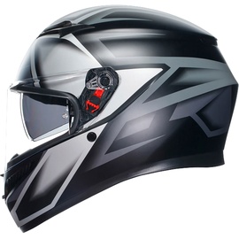 AGV K3 Compound Integralhelm - Matt Schwarz/Grau / L