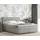 panda möbel Boxspringbett 160x200 EVEREST, mit Topper, mit Bettkästen, Doppelbett, Hellgrau - Hellgrau