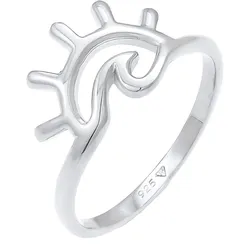 Elli Sonnenaufgang Motiv Sommer 925 Silber Ringe   Damen 