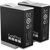GoPro Enduro Battery 2-Pack (HERO11 Black/HERO10 Black/HERO9 Black) - Verbesserte Leistung und schnelle Ladung