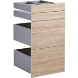 hom'in Schubladenset in Eichefarben Bardolino