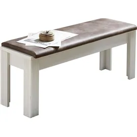 Innostyle Sitzbank Jasmin Weiß 126 x 48 cm
